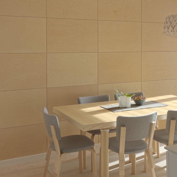 KoskiPly Birch Interior AB/B Plywood from Koskisen (3mm)