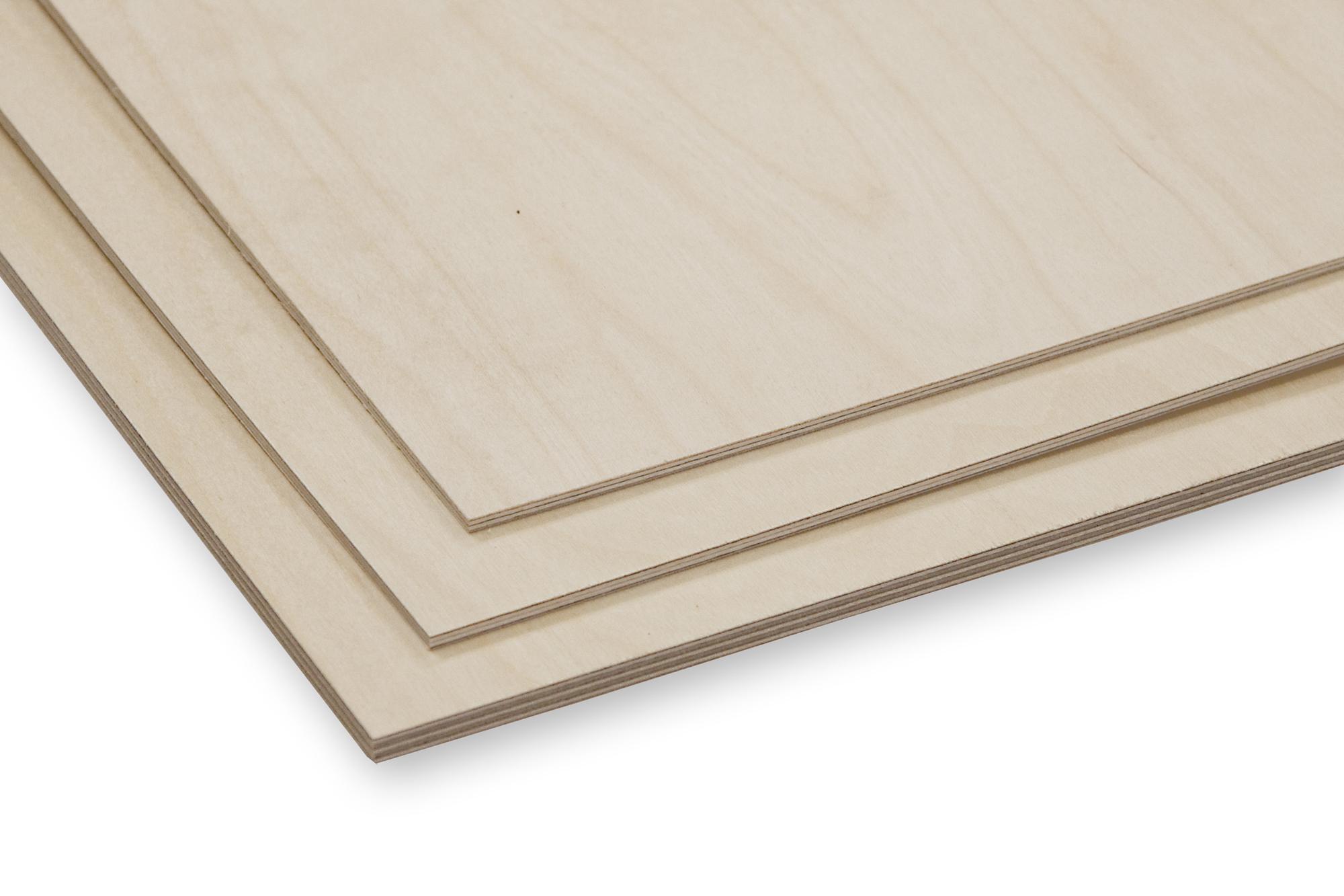 Tightpeeled thin birch plywood for technical applications