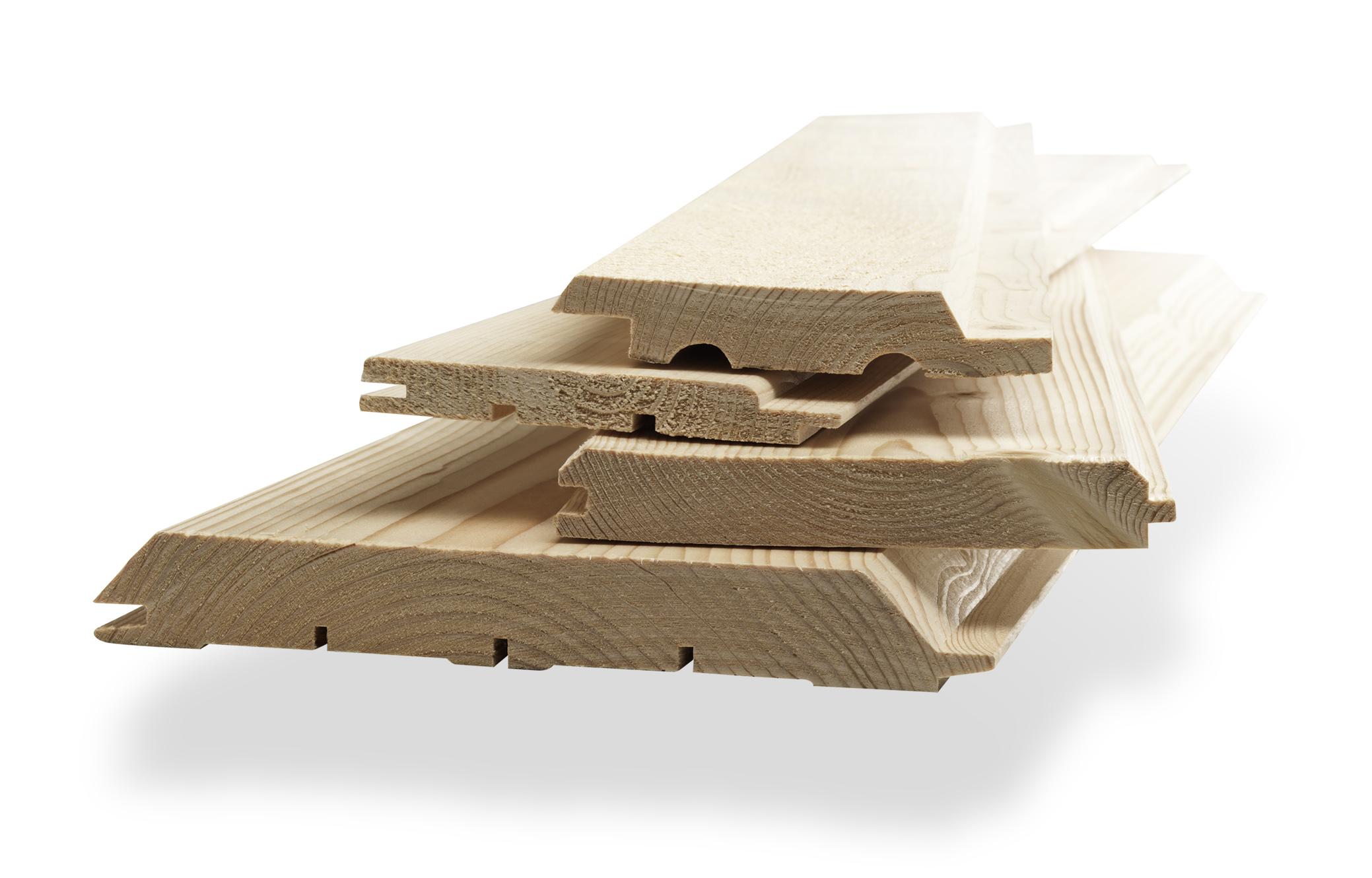 Planed products in a wide range of profiles from Finnish spruce and pine