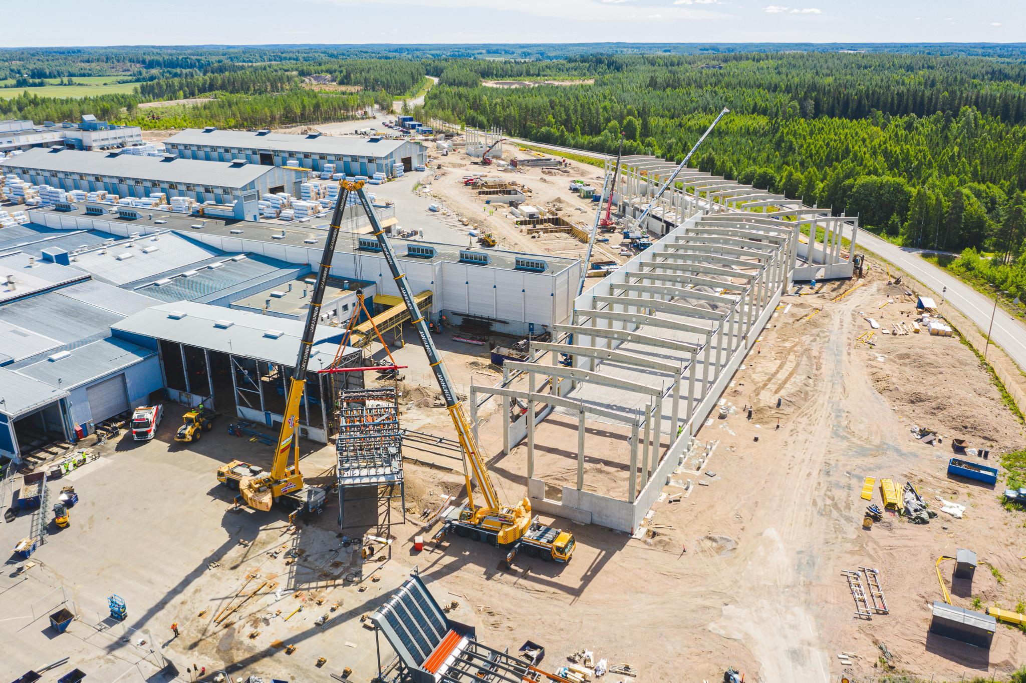 Stick Stacket Stick-stacking plant ready to serve new sawmill - Koskisen