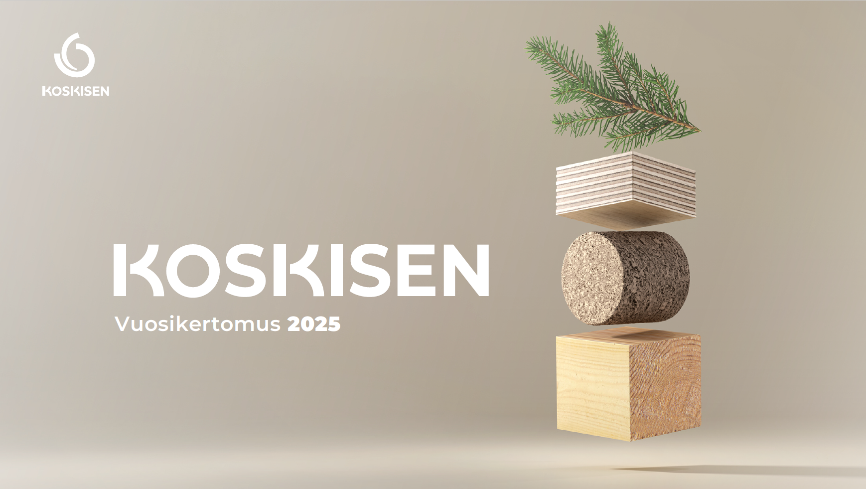 Koskisen vuosikertomuksen kansikuva vuodelta 2025